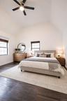 Virtually staged bedroom