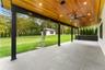 View of patio featuring an outdoor structure