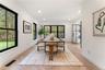Dining area featuring baseboards and recessed lighting