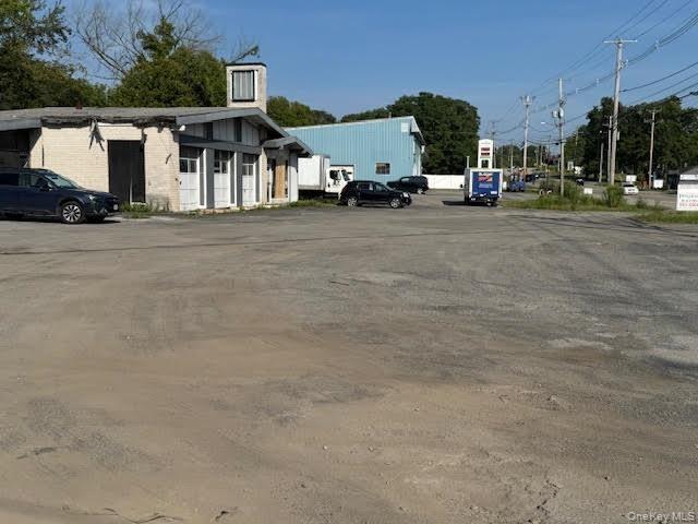 View of uncovered parking lot