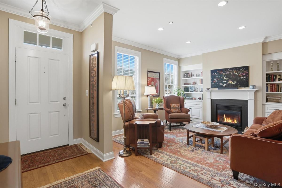 Foyer takes you into the living room.