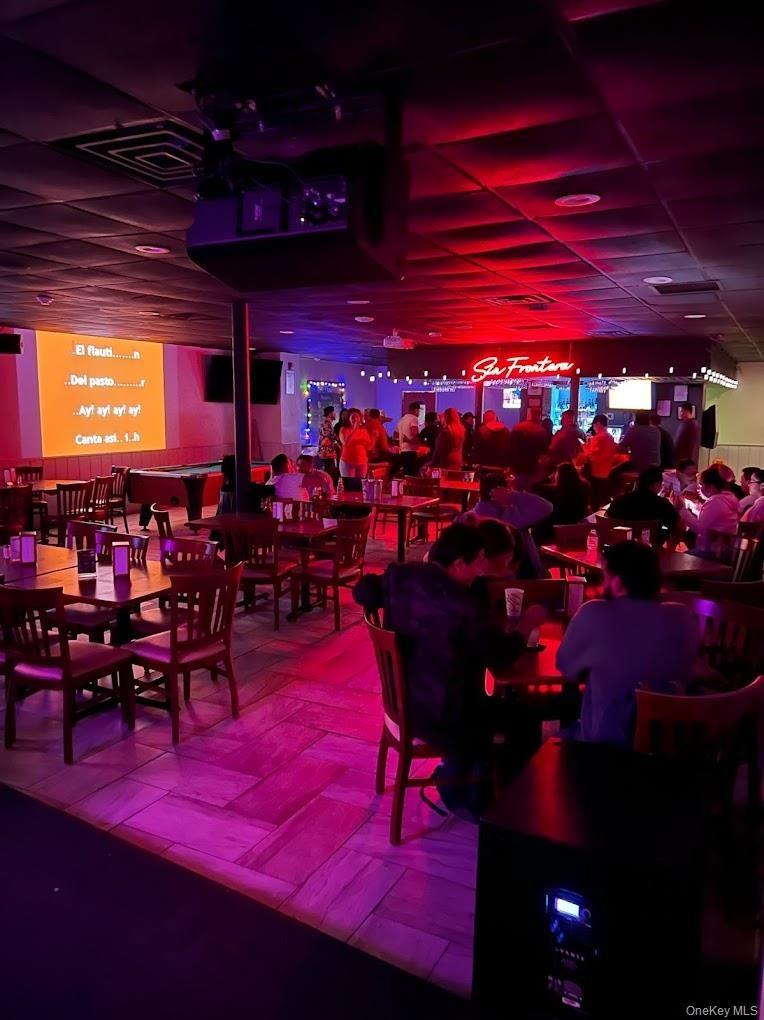 View of dining space