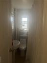 Bathroom featuring plenty of natural light and toilet