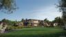 A striking contemporary estate set on expansive, manicured grounds.