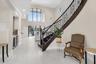 WOODEN SPIRAL STAIRCASE FRONT VIEW