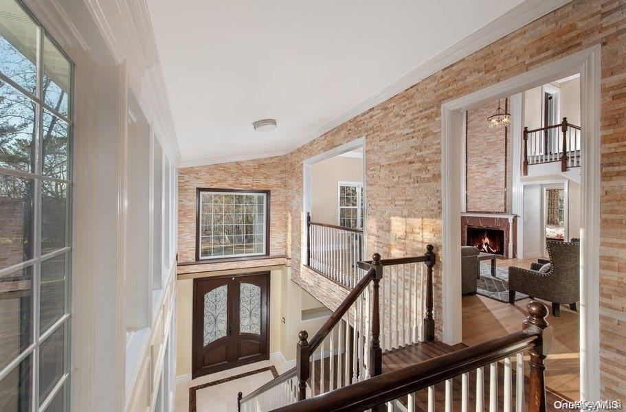 Two story entry