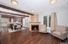 Addl sitting off Dining Room with fireplace