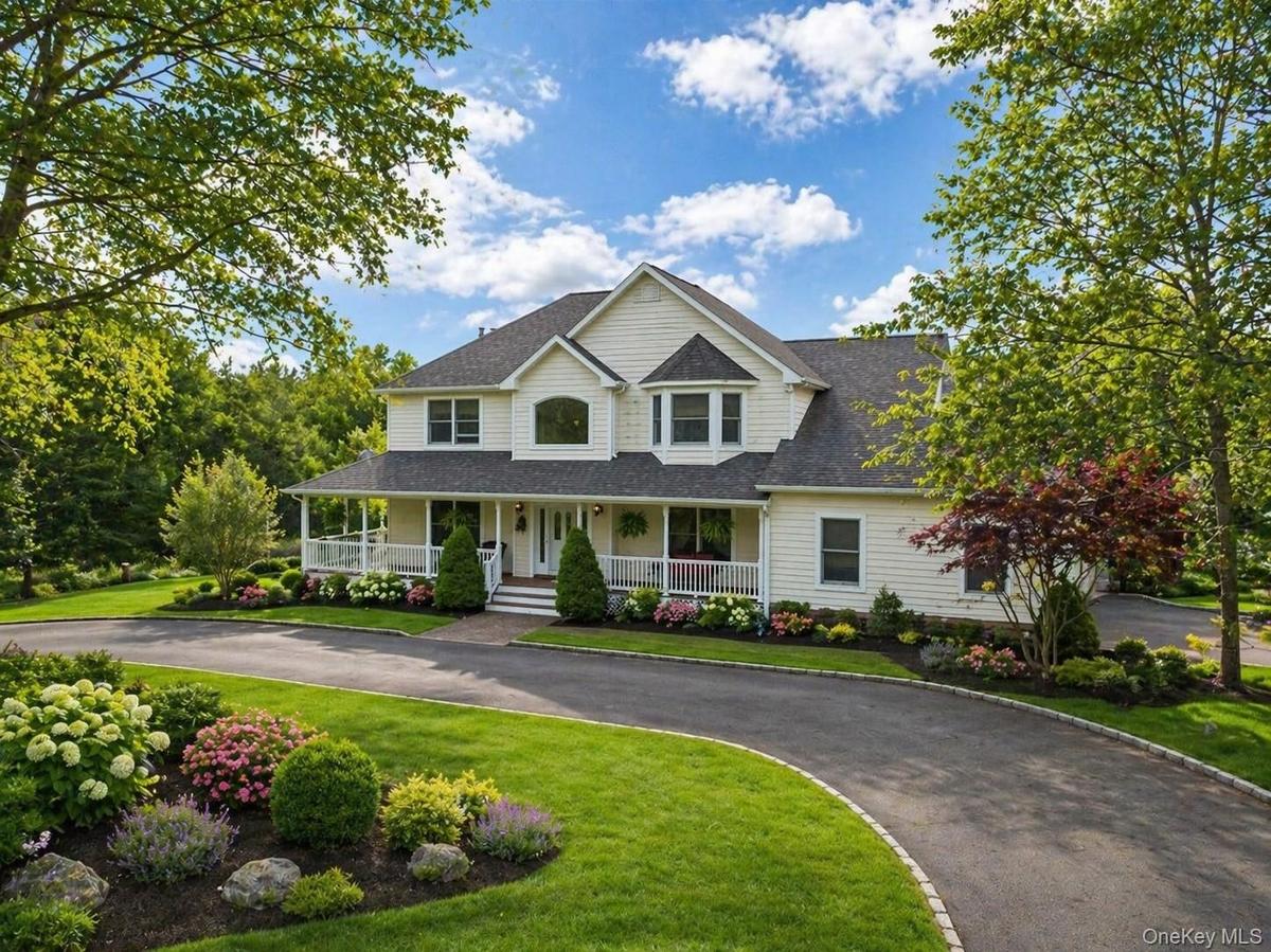 The landscaping in this photo has been digitally enhanced