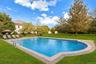 This photo has been digitally enhanced with the pool, etc.