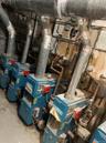 Utility room with a heating unit