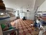 large 2 car garage, with plenty of overhead room, and storage
