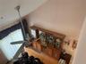 View from above, the sliding doors to the outdoor patio