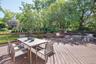 Deck featuring outdoor dining space and an outdoor living space