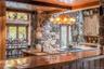 original copper counter top on bar