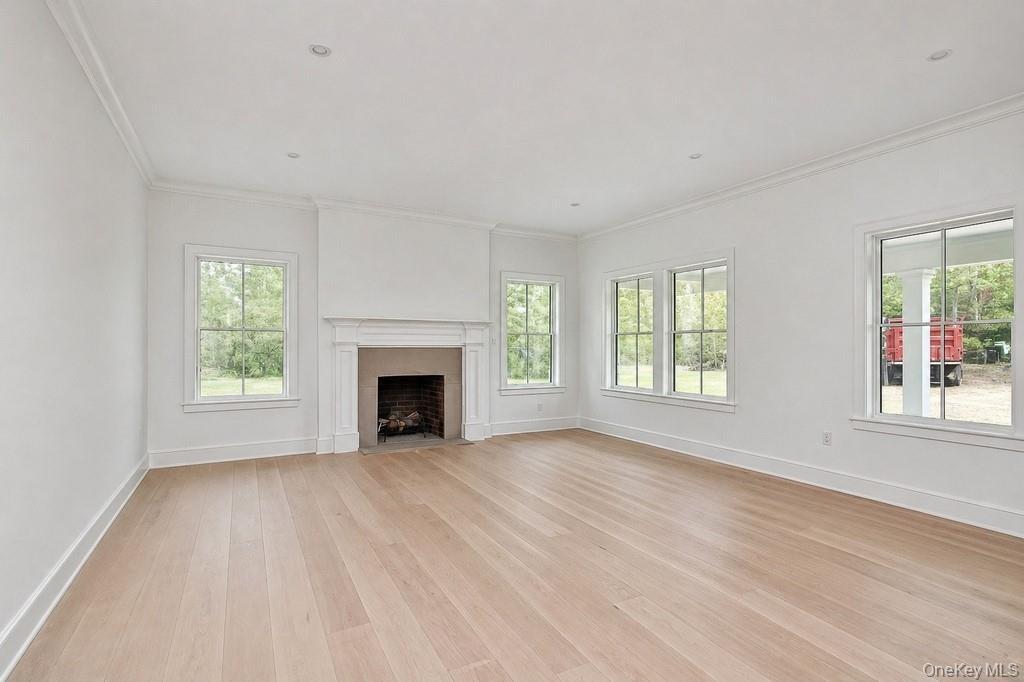 Fireplace in living room