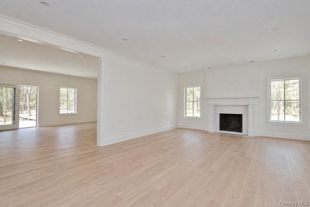 Living room has hardwood floors