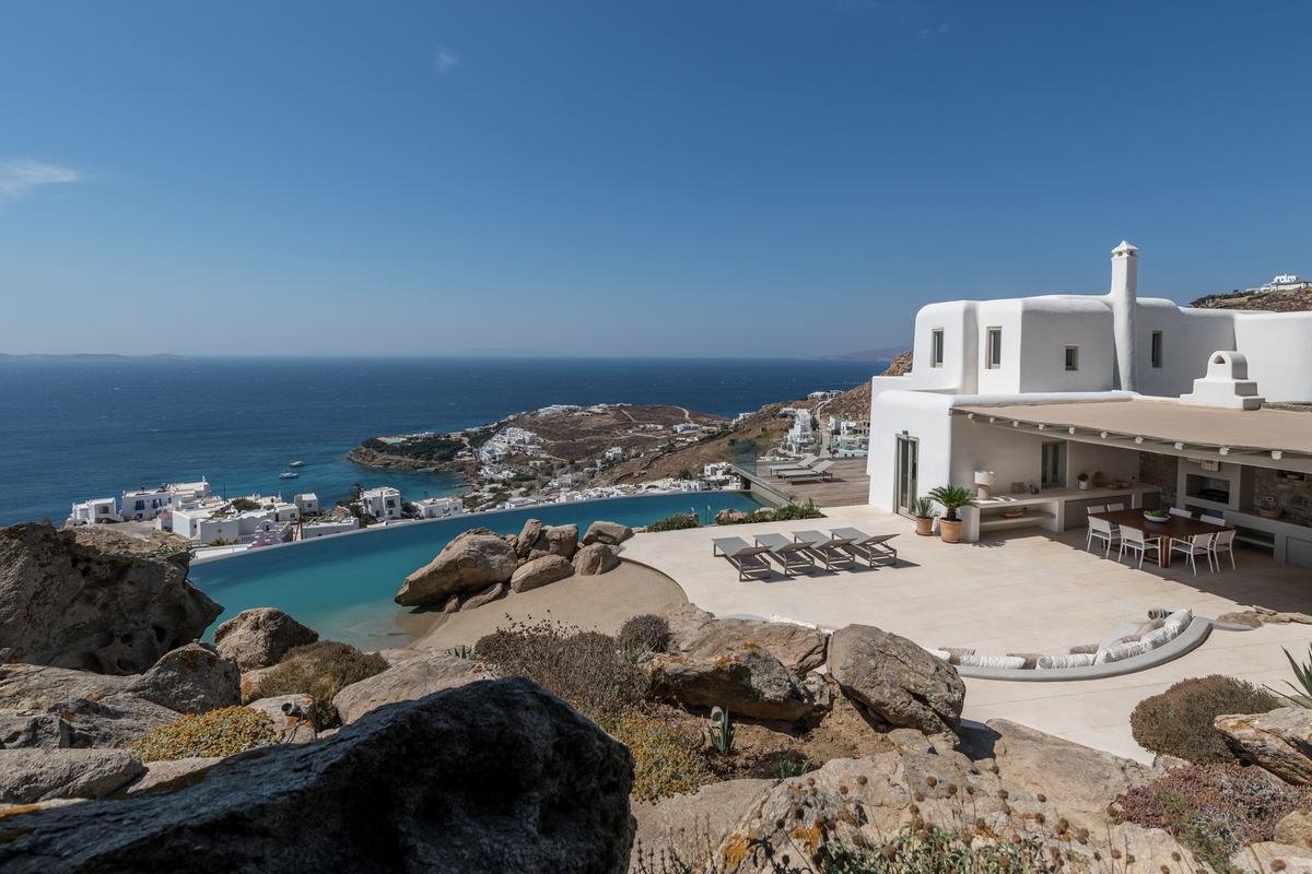 Villa Nema for Rent in Mykonos | Outdoor