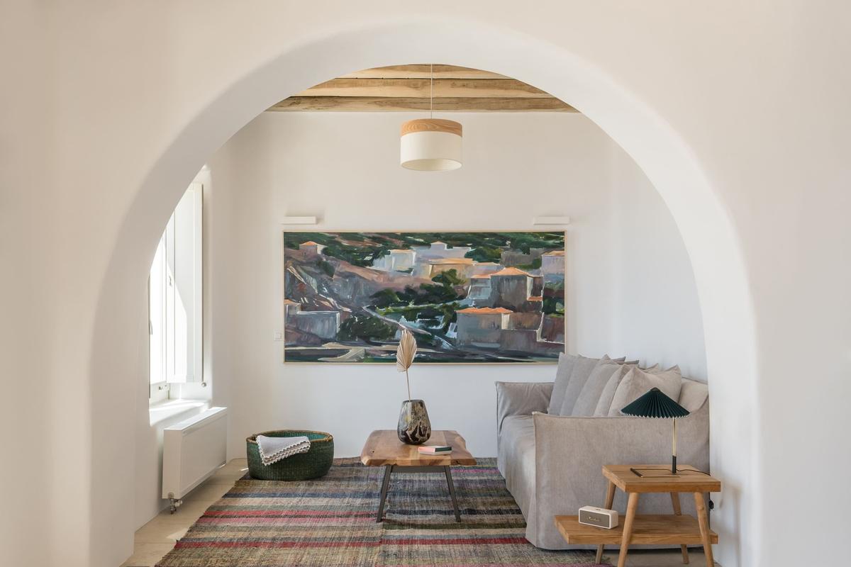 Villa Nema for Rent in Mykonos | Living Room 