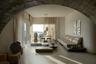 Sanctum Blanc Estate Villa for Rent in Mykonos - Living Room