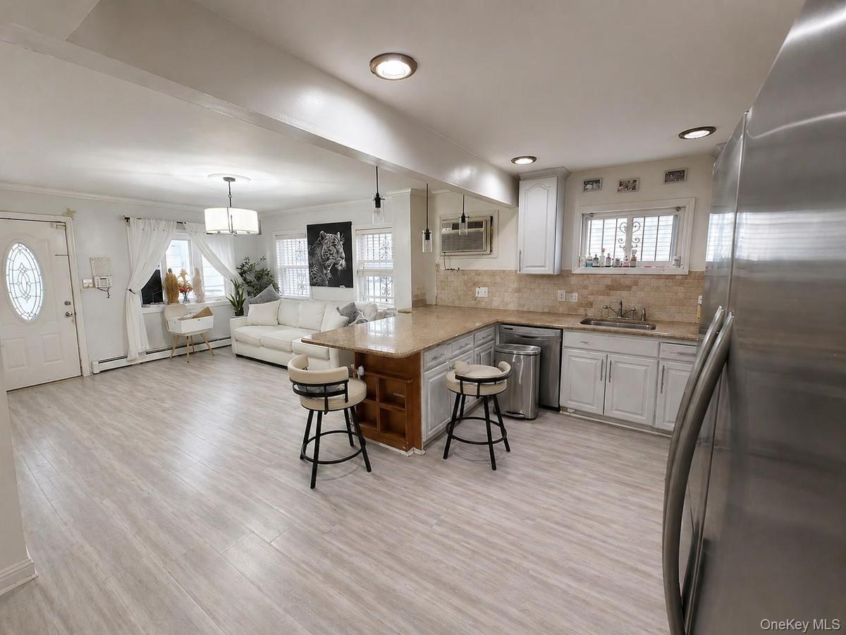 1st floor combination Kitchen dinning/living room.