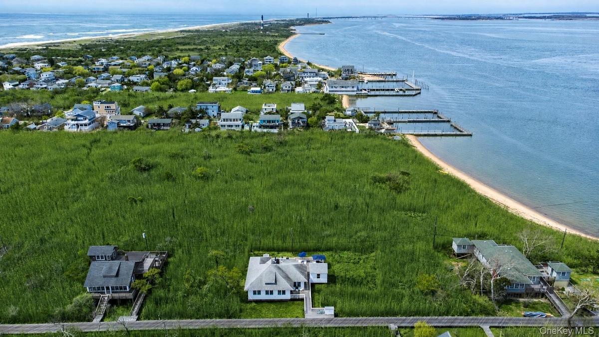 Aerial View with Kismet and lighthouse in the background