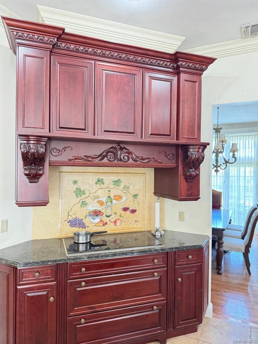 Wolf glass cooktop , vent-out commercial rangehood