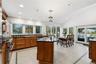 Large kitchen with high end appliances