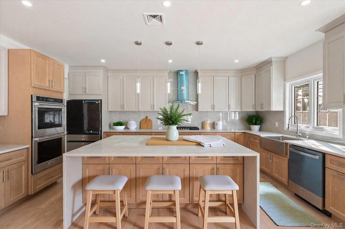 Virtual staged kitchen
