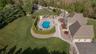 View from above of property showcasing the private pool oasis