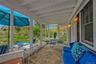 pool house, screened in room