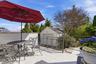 elevated porch Patio off Kitchen