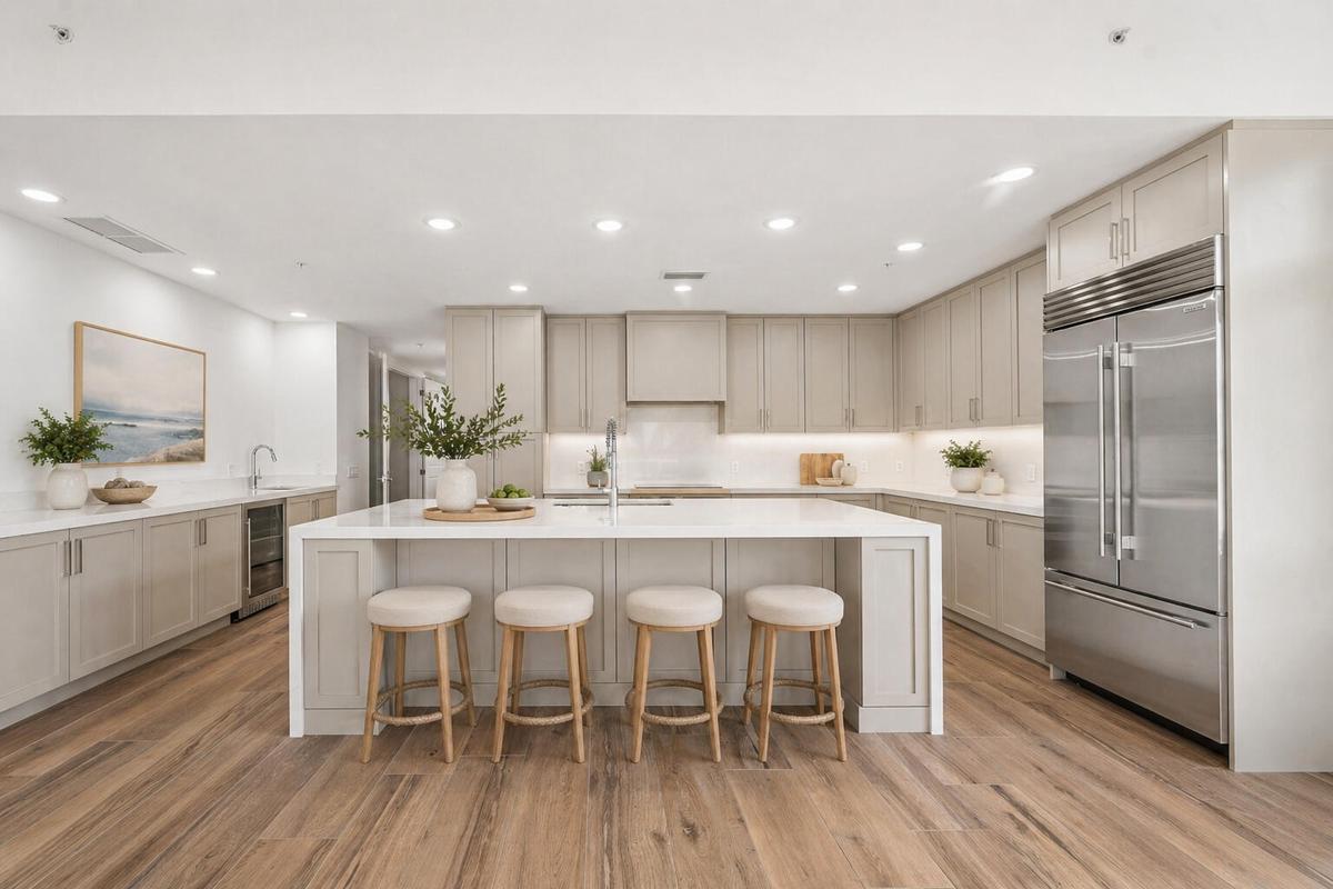 Virtually Staged Kitchen