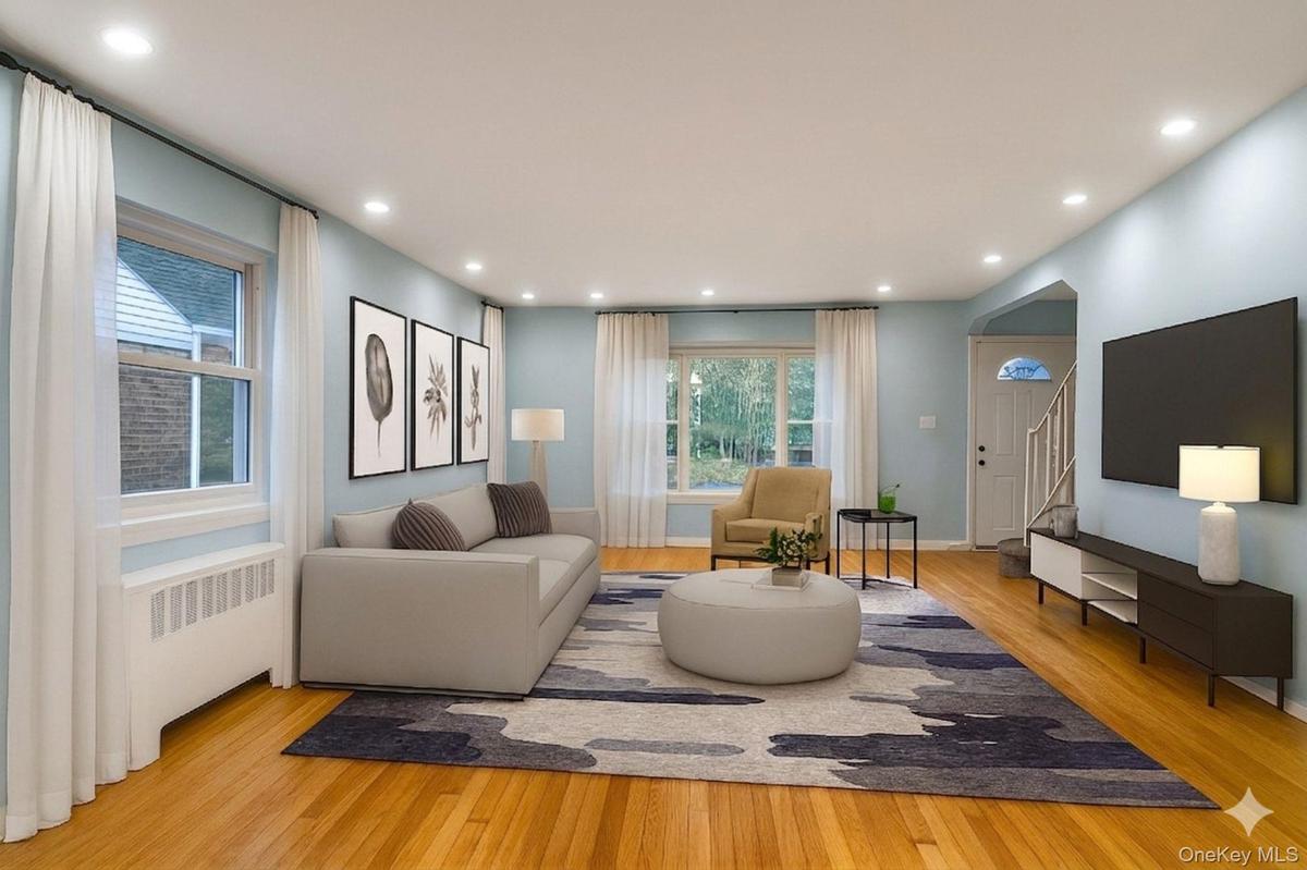 Virtually Staged Living Room