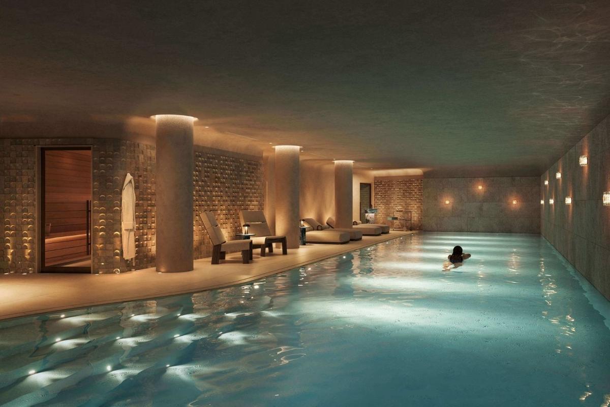 rillium Spa London W2 — private 20 metre swimming pool residents luxury apartment amenities Westminster