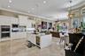 DOUBLE OVEN, BRAND NEW MICROWAVE, WINE COOLER IN WHITE MODERN OPEN KITCHEN