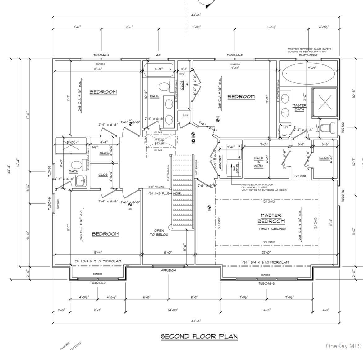 Exact floorpan 2nd floor