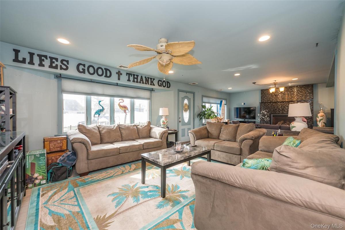 Open spacious layout
