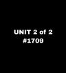 Unit 2 of 2 #1709