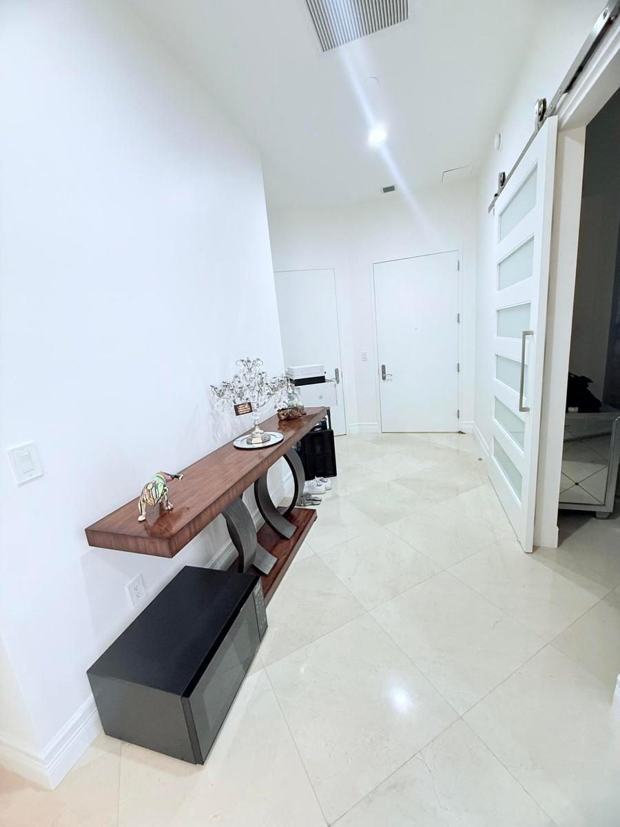 Entrance hallway- Den to the right