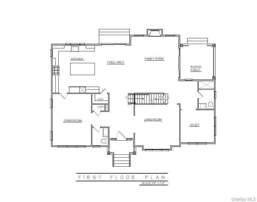 A thoughtfully designed main level with an open-concept layout seamlessly connects the kitchen, dining area, and informal living room with fireplace, 