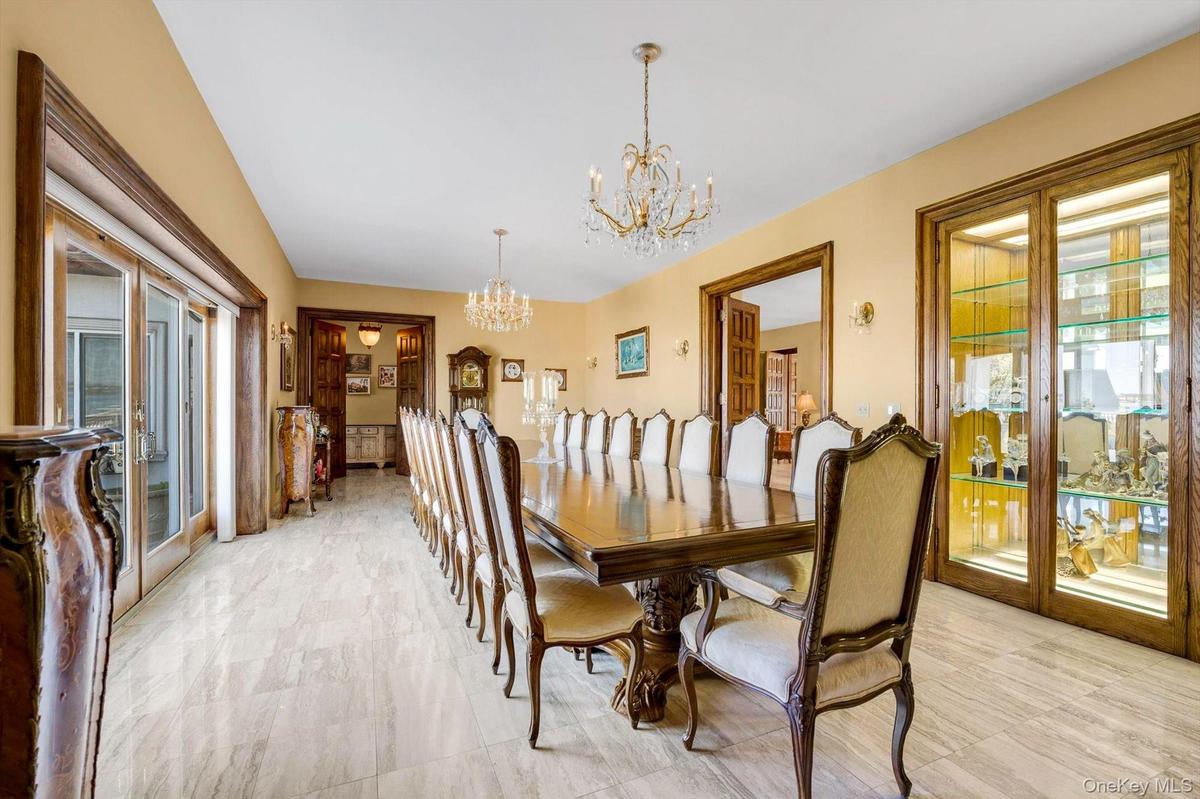 Formal Dining Room with Built-In Units