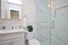 Full bath off of the recreation room.
