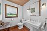 Main floor half bath