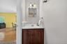 Powder room on main level.