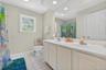 Upper level hall bathroom.
