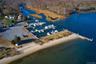 Aerial Marina and Beach
