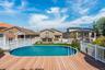 pool with custom decking