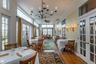 Light filled dining area