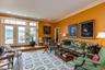 Living room with french doors