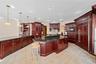 gourmet kitchen w/multi level counters